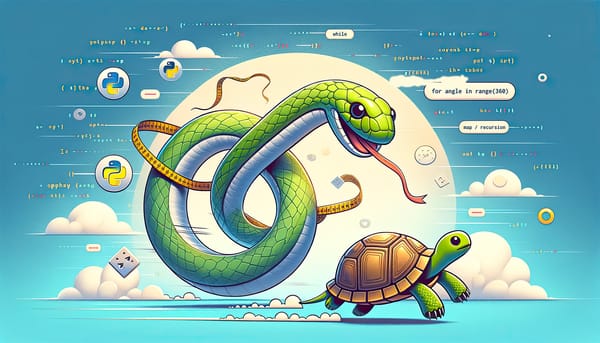 Creative Coding: An Introduction to Loops in Python with Turtle